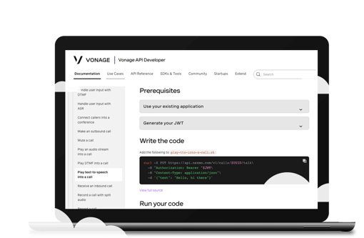 Laptop image with developer center code